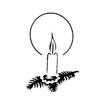 Svíčka - plastová šablona V9 Rozměr: B 14,5x14,5cm