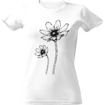 Dámské tričko Tričko s potiskem Květinky dámské