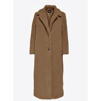 Dámský kabát Only Britt Teddy dámský zimní kabát hnědý