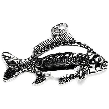 Přívěsek stříbrný přívěsek kapr - P952