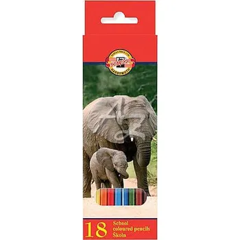 Pastelka Koh-i-noor pastelky 18barev 3553/18 Zvířata