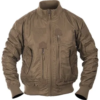Pánská móda MILTEC Bunda pilotní hnědá US Tactical Flight Jacket Mil-Tec® Dark Coyote Velikost: M