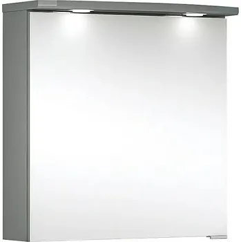 Lak na dřevo Camargue Orion Zrcadlová skříňka s LED osvětlením, 60 × 67,2 × 26,5 cm, antracit AM-SLB-619-02