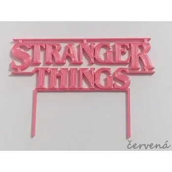 Stranger things 1 - plastový zápich - Fialová