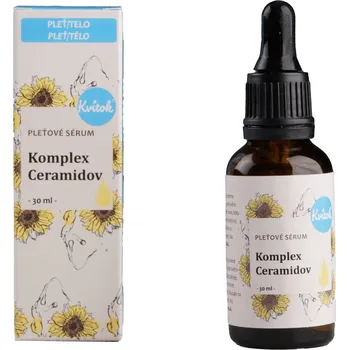Pleťové sérum Kvitok Pleťové sérum - Komplex ceramidů - obnovuje ochranný film pleti, 30 ml