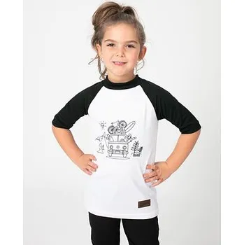 Dětské funkční UV tričko Promaledobrodruhy CoolMax krátký rukáv black velikost 92-98