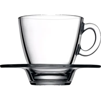 Sklenice G.Gastro (6 Kusů) AQUA sada sklenic na čaj s podšálkem - 0,21L