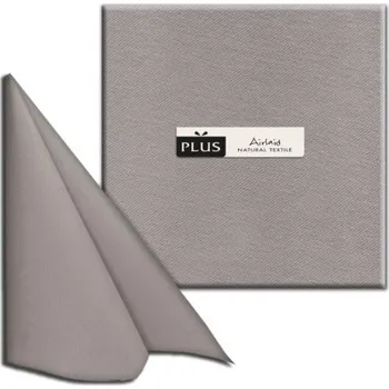 Papírový ubrousek Pack service Airlaid šedé ubrousky COLOR – Grigio 40x40 cm (50 ks)