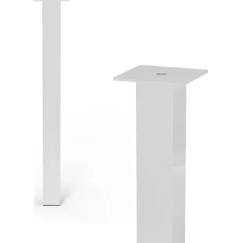 Nábytkové kování Stabilit Nábytková noha, 60 × 710 mm, ocel, bílá, 75 kg&nbsp;50405