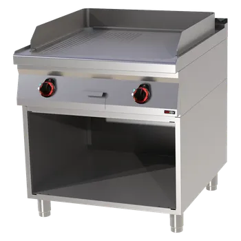 Sporák Grilovací deska 71x65 elektrická kombinovaná s podestavbou 400 V | REDFOX - FTHR 90/80 E