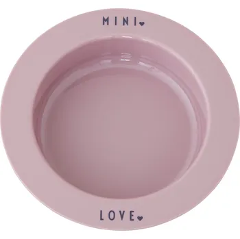 Talíř Design Letters, Dětský talíř Mini Favourite levandulový - Formadore