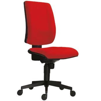 777 ASYN křeslo kancelářské, koženka SK 7 - koženka červená