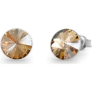 Náušnice Náušnice Rivoli se Swarovski Elements Sweet Candy Studs K1122SS39GS golden shadow 8 mm