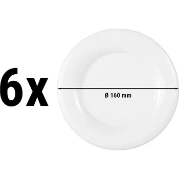 Příslušenství pro digestoř G.Gastro SELTMANN WEIDEN | Flat Porcelain Plate Ø 160 mm Savoy – White