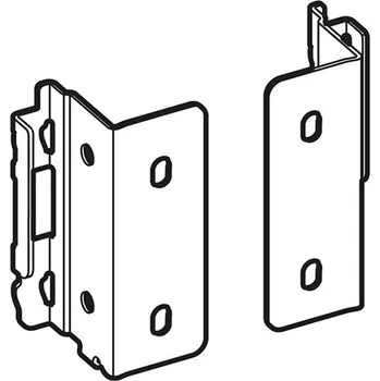 HETTICH 9257678 AvanTech YOU držák zad 101, levá, bílá (HETTICH 9257678 AvanTech YOU držák zad 101, levá, bílá)