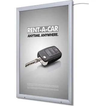 Rám na obraz Venkovní světelná LED vitrína typu T, pro plakáty formátu 1000x1400mm