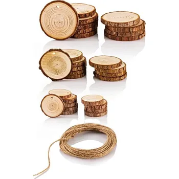 Kreativní sada na výrobu dřevěných ozdob s kovovými přívěsky 842885 67 dílů