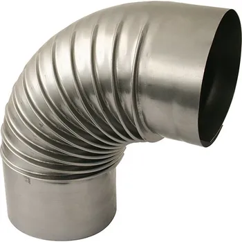 Kouřovod Koleno Dýmo 132 mm, kouřovod, kouřové kominové koleno pro spojování trubek kouřovodu