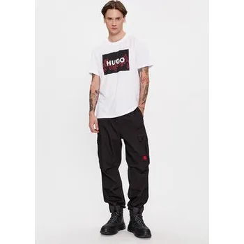 Pánské tričko Hugo T-Shirt Dulive 50506989 Bílá Regular Fit L