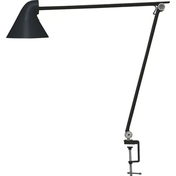 Lampička Louis Poulsen, Lampa na pracovní stůl NJP LED 3000 K s bočním uchycením ke stolu černá - Formadore