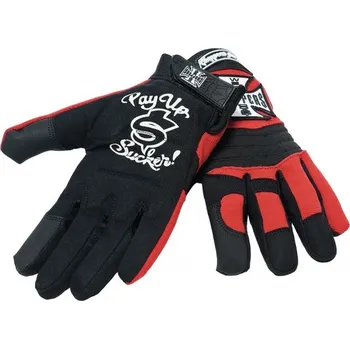 Rukavice West Coast Choppers Rukavice černo červené XL