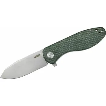 kapesní nůž Kubey KU358I Master Chief kapesní nůž 8,7 cm, zelená, Micarta, spona