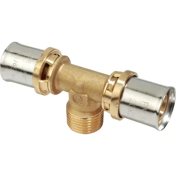 rozdělovač topení Giacomini RM153 Lisovací T-kus s vnějším závitem pro trubky z umělých hmot