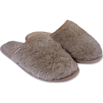 Pánské pantofle Ovčí Věci Barefoot pantofle z ovčí vlny merino Klárka cappuccino, Velikost EU 35 - 36