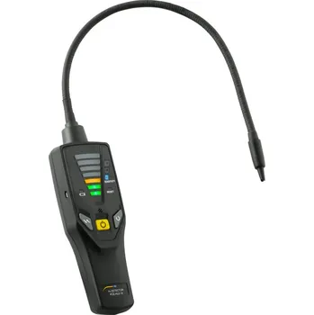 Bezpečnostní detektor Detektor úniku plynu PCE-HLD 10, pro únik vodíku, LED displej, 400 mm senzor, 2stupňový alarm
