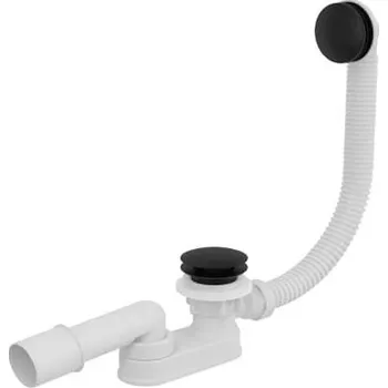 Sifon BESCO - Vanový sifon Click-Clack s přepadem - Barva - Chrom VANSMAKKP