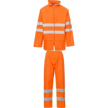 pracovní souprava Nepromokavý reflexní set Payper HI-VI Barva: Oranžová Fluo, Velikost: 4XL