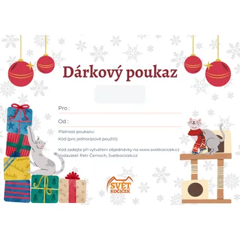 Dárkový potravinový koš Vánoční dárkový poukaz elektronický Hodnota: 500 Kč