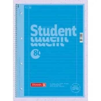 Blok Student blok A4 CC azur lin 80 listů