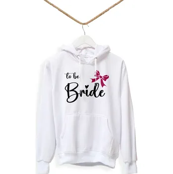 Dámská mikina Personal Dámská mikina - Bride to be mašlička Barva: Růžová, Velikost - dospělý: L