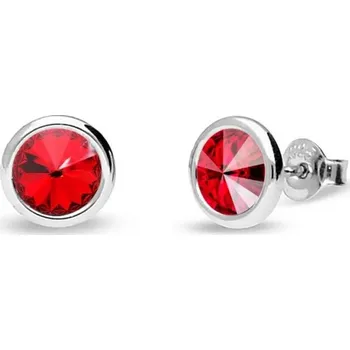 Náušnice Náušnice červené se Swarovski Elements Tiny Bonbon Studs KR1122SS29LSI Light Siam 6 mm