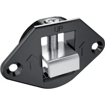 IF závěsné rektifikační kování pro deskové materiály zafrézované na lištu (IF závěsné rektifikační kování pro deskové materiály zafrézované na lištu)