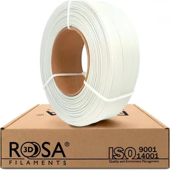 3D tisk ReFill ROSA3D / PLA Starter / BÍLÁ "LITHOPHANE" / 1,75 mm / 1 kg