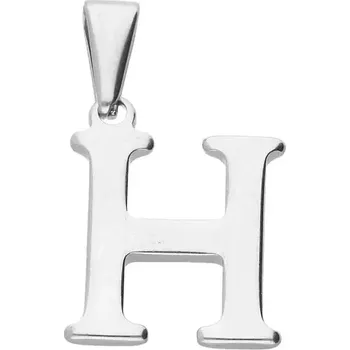 Souprava šperků Ocelový přívěsek písmeno H