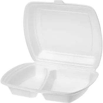 Jednorázové nádobí Menu box 2-dílný, 50 ks