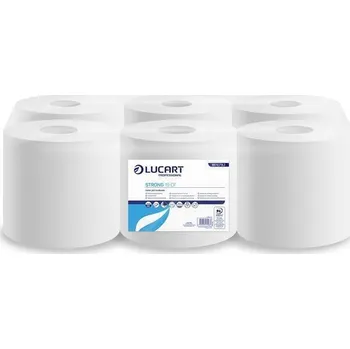 Papírový ručník Papírová utěrka "Strong 19 CF", sněhově bílá, role, středové odvíjení, 2-vrstvá, LUCART