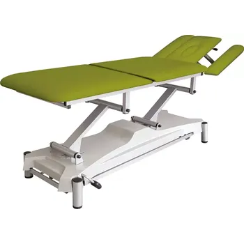Masážní stůl VL - F5 - PLUS lehátko rehabilitační, koženka MONA 42 - koženka hráškově zelená