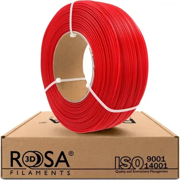 3D tisk ReFill ROSA3D / PLA Starter / KARMÍNOVĚ ČERVENÁ / 1,75 mm / 1 kg