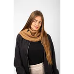VFstyle Pletená šála Elegant karamelová