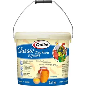 Krmivo pro ptáka Quiko vaječné krmivo suché Quiko Classic pro všechny druhy exotického a okrasného ptactva 5 kg