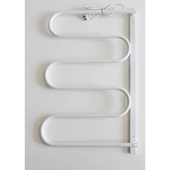 Radiátor OLSEN SPA - Elektrický sušák otočný - Barva - Bílá, Materiál - Komaxit, Rozměr radiátoru - ES 3 - 35 x 865 x 580 mm, Výkon - 83 W OLBES3OB