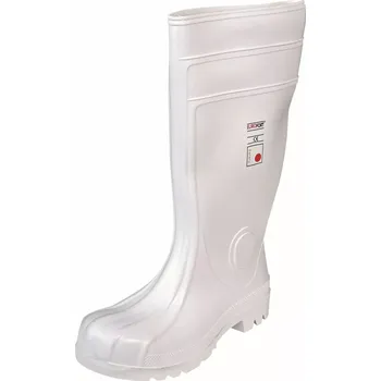 Pracovní obuv BOOTS COMPANY Holínky bezpečnostní S4 vysoké potravinářské PVC bílé 0204006780044 vel. 44