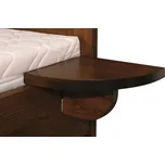 Závěsná police zaoblená