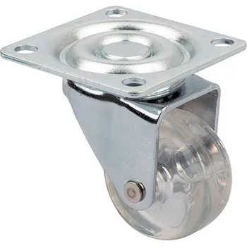 StrongCastors kolečko TOP-E průměr 35mm transparentní tmavá bez brzdy (StrongCastors kolečko TOP-E průměr 35mm transparentní tmavá bez brzdy)