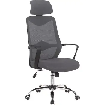 AVANTI židle kancelářská, kříž chrom, MESH šedá