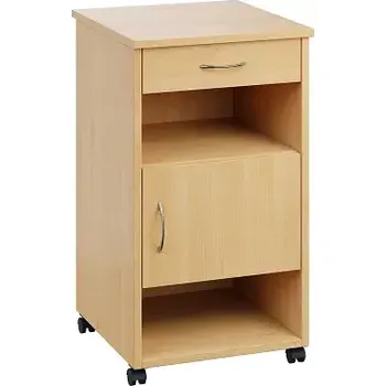 Noční stolek NSL - 16 HPL stolek noční k lůžku, pravostranný, javor horský